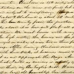 Detail from the journal of Mirabeau B. Lamar (1835).