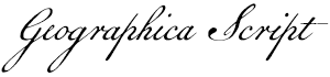 Geographica Script font download