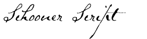 Schooner Script
